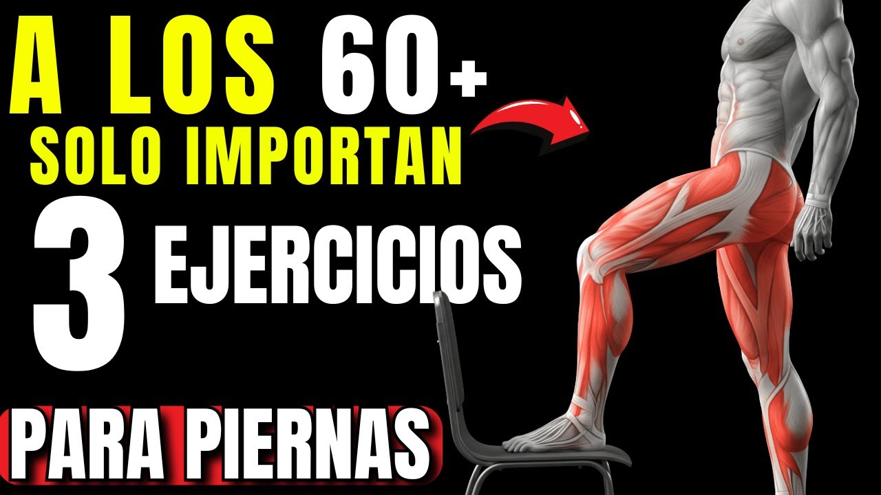 3 Ejercicios para Recuperar Fuerza en las Piernas Después de los 50 – Sin Pesas ni Gimnasio