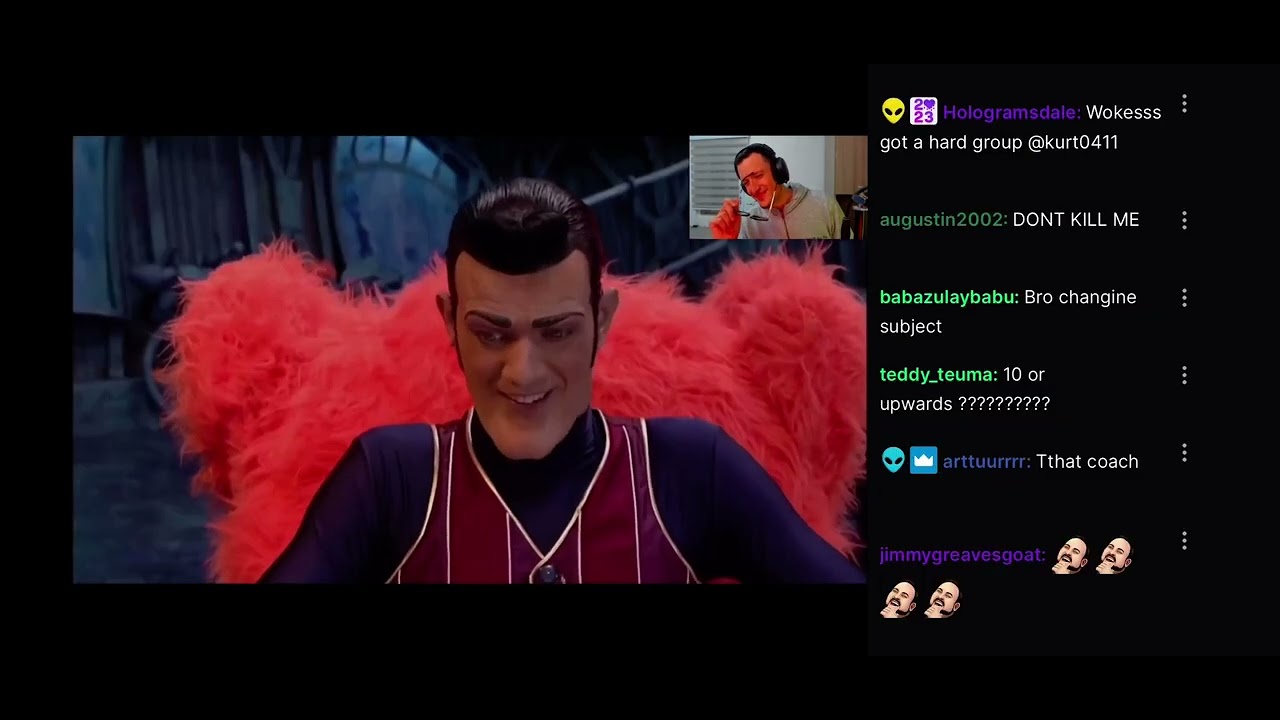 Kurt0411 reacts to himself being a Robbie Rotten regen