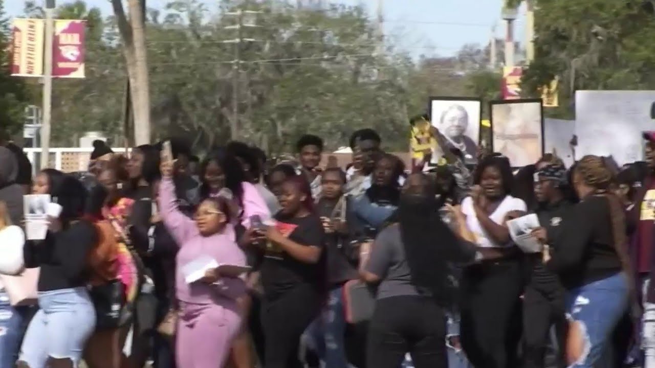 Bethune-Cookman students protest ‘poor living conditions’ following Ed Reed video