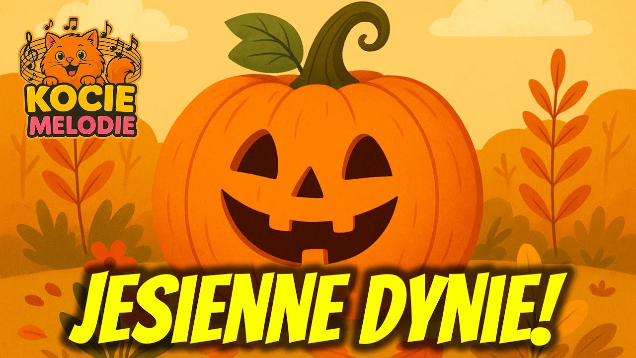 JESIENNE DYNIE! 🎃🍂 WESOŁA PIOSENKA DLA DZIECI O DYNIACH NA JESIEŃ - KOCIE MELODIE 😸🎶