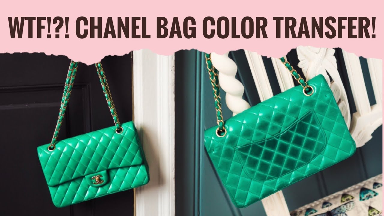 Chanel Color Transfer! This Is What Happens To a Non Black Lambskin Chanel bag!!!