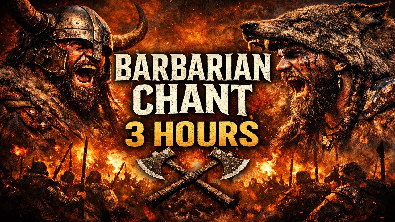 BARBARIAN CHANT (3 HOURS) — TRIBAL WAR MUSIC | War Drums + Battle Chants | Totem Tracks