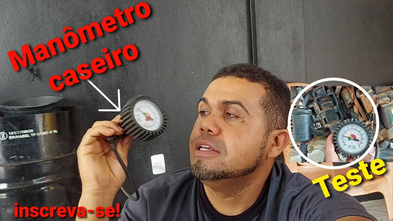 TESTANDO PRESSÃO DA BOMBA DE COMBUSTÍVEL *manômetro caseiro*