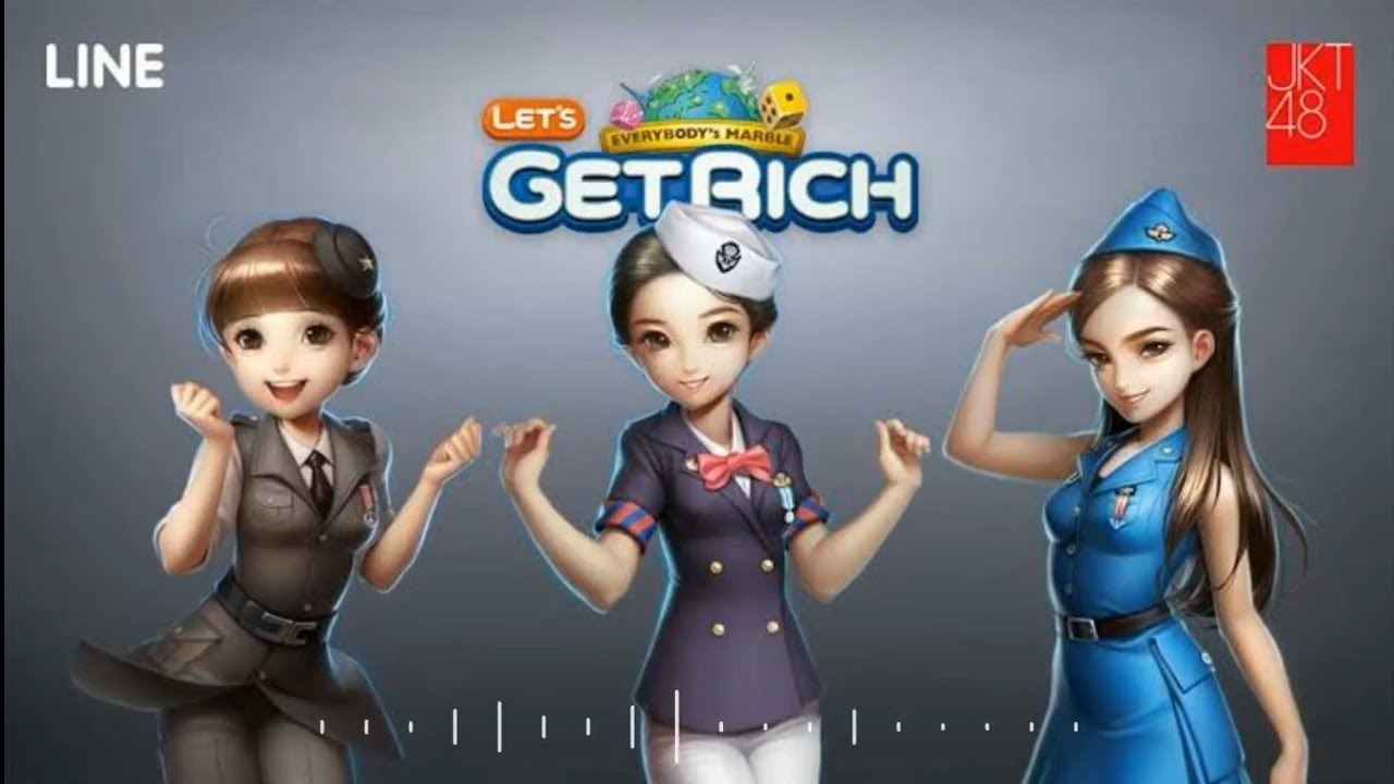Menu Music Theme Line Let's Get Rich JKT48 versi slow