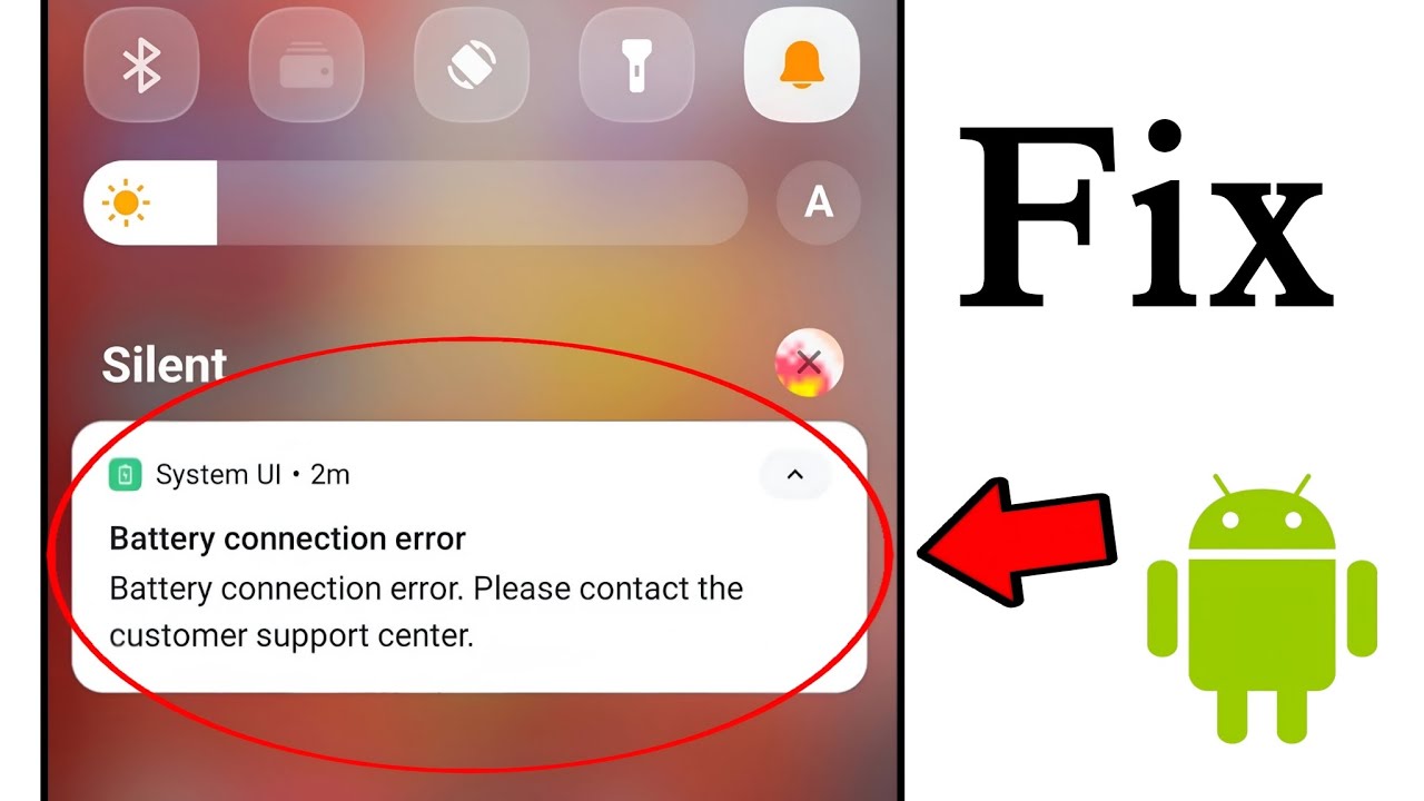 battery connection error please contact the customer support center | fix battery connection error