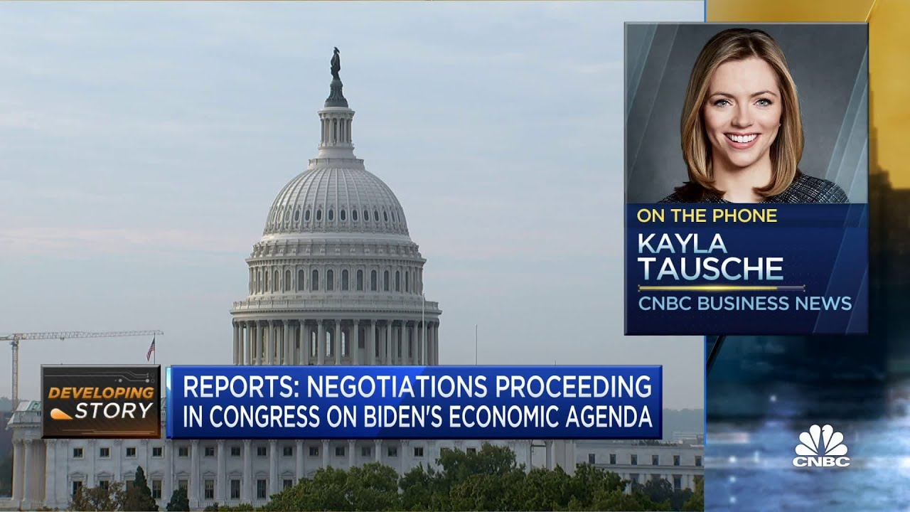 Congress continues negotiations over President Joe Biden's economic agenda: Reports