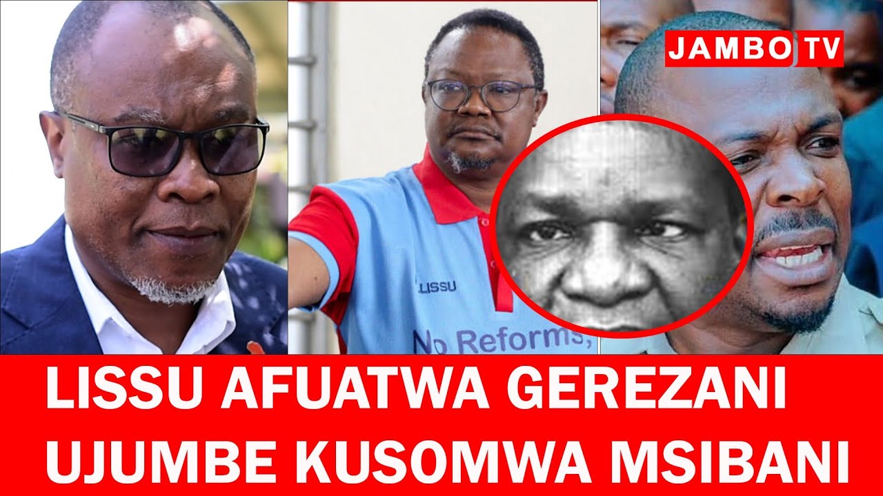 GOLUGWA AWEKA WAZI LISSU AFUATWA GEREZANI,UJUMBE MZITO KUSOMWA MSIBANI KWA MTEI/CHADEMA KUFANYA HILI
