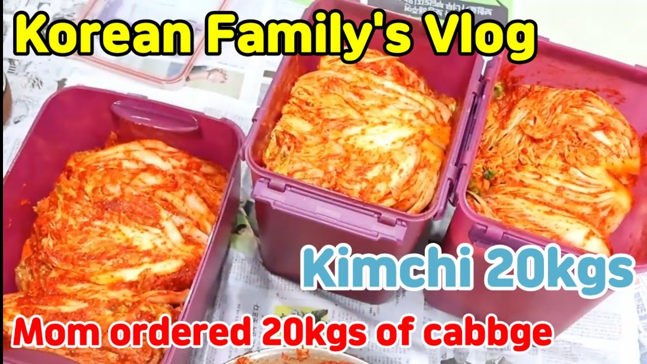 Korean Mom;s Vlog(Kimchi, Yangjangpy, stir fried kimchi rice, kimchi bokeumbab, cold seaweed soup)
