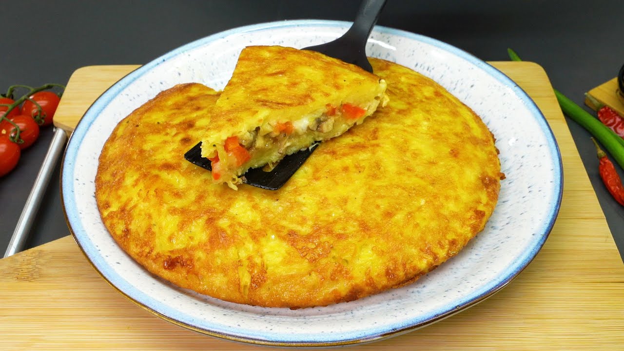 Если у вас дома есть картошка и грибы, приготовьте этот вкусный рецепт! Без дрожжей!