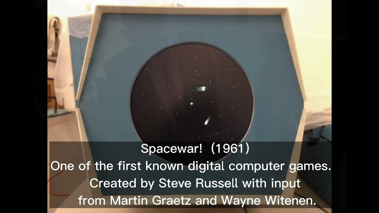Spacewar! - the first computer game (1961)!