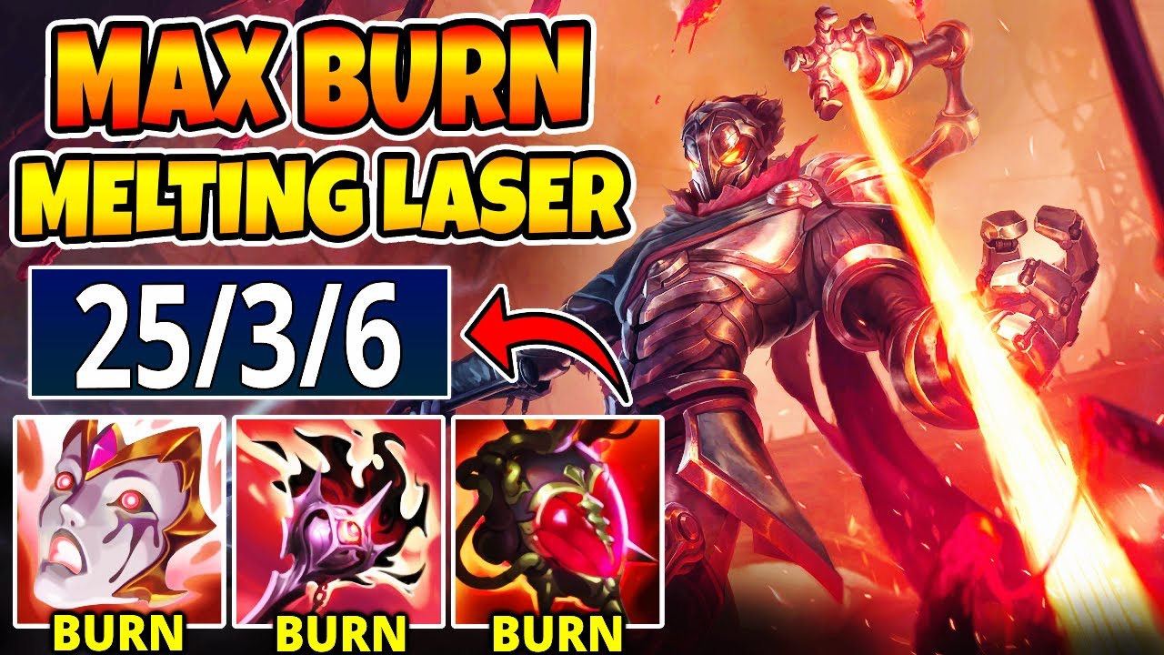 MELTING LASER - MAX BURN VIKTOR HAS INSANE BURST (BROKEN 65,000 DAMAGE) - League of Legends