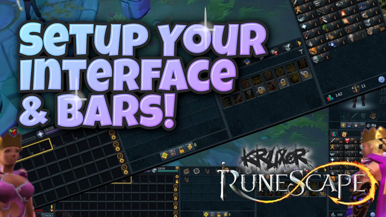 How I setup my Custom Interface and Action Bars in Runescape 3