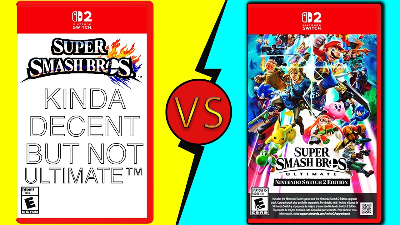 Nintendo Switch 2 Super Smash Bros - Сиквел против Ultimate Upgrade