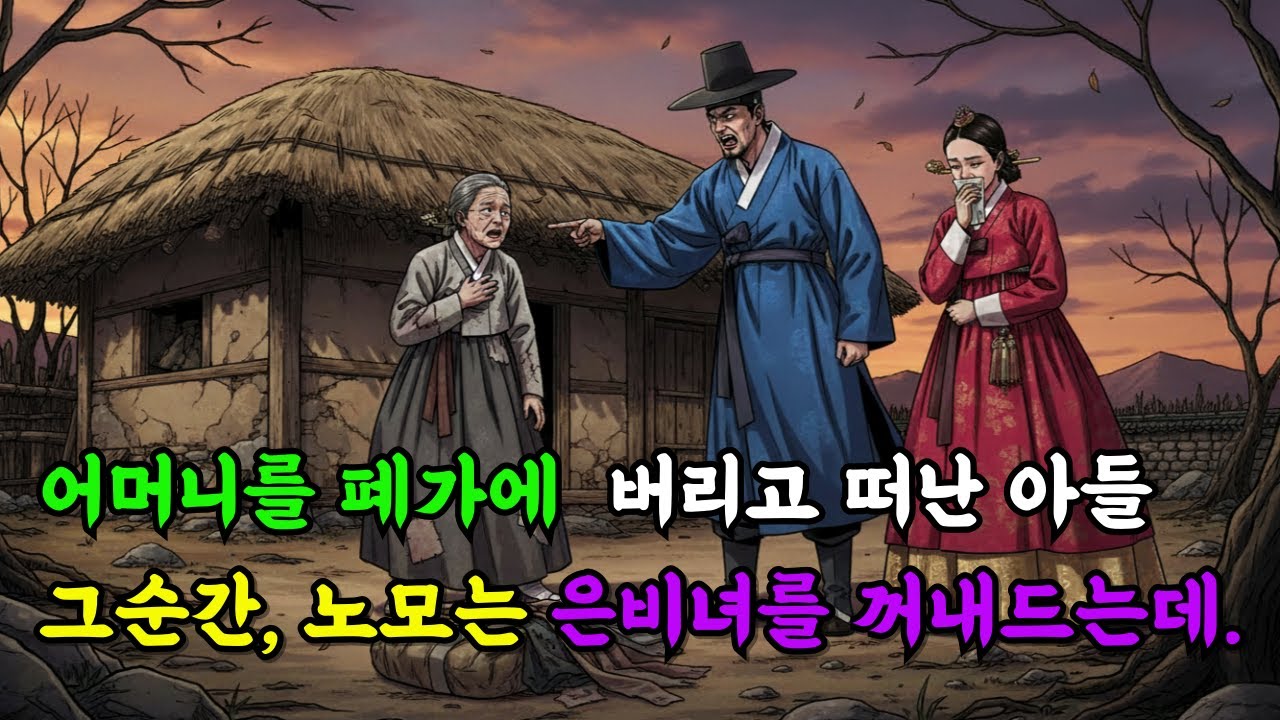 어머니를 폐가에 버리고 떠난 아들 그순간, 노모는 이제시작이로구나
