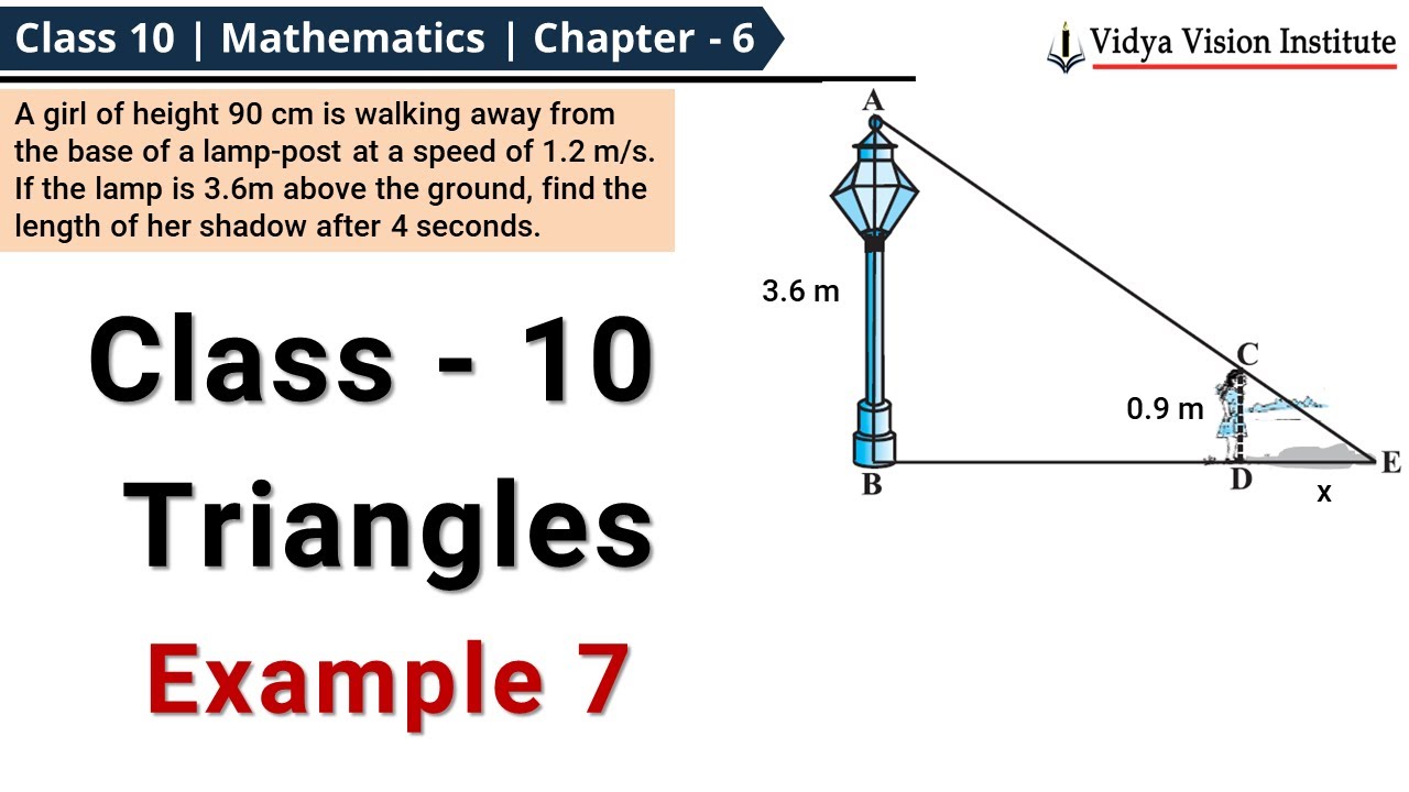 Triangles - Example 7 🌟 Class 10 Maths Chapter 6 🌟 CBSE, NCERT 🎯