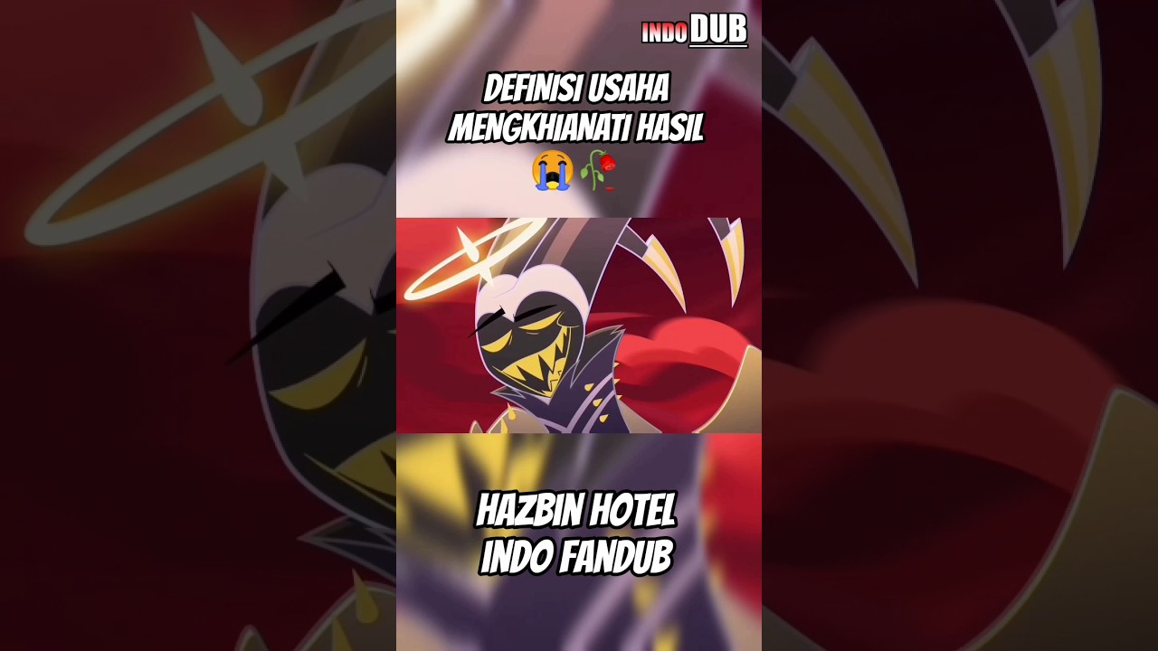 SINGKAT PADAT LENYAP 🥀 | INDO DUB #shorts #hazbinhotel #dubindo #indodub