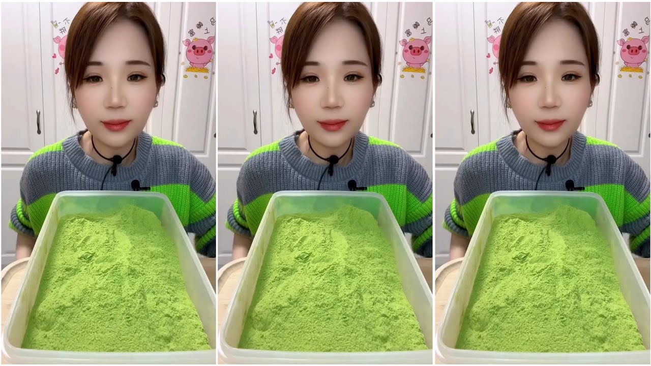 ASMR ICE EATING | MATCHA ICE EATING | RELAX VIDEO