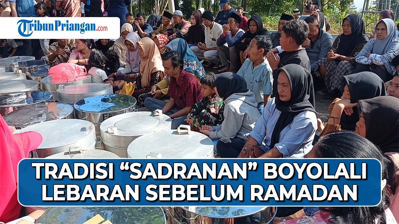 SADRANAN: Tradisi Menjelang Ramadan yang Lebih Ramai dari Idulfitri di Lereng Merapi-Merbabu