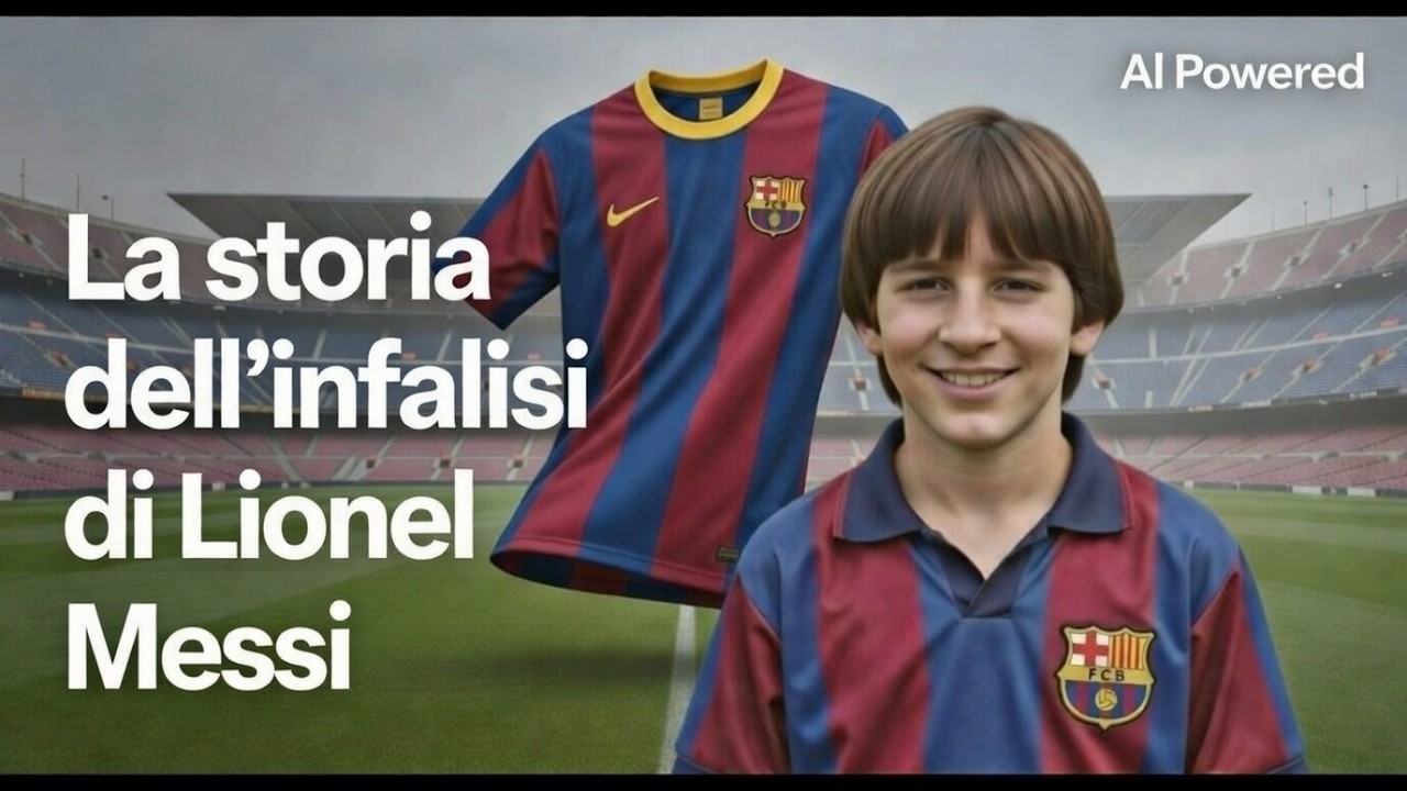 La storia dell'infanzia di Lionel Messi /  Al Powered