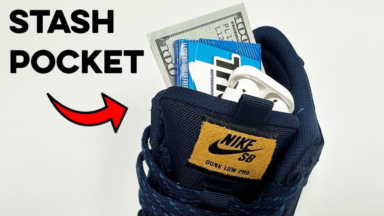 These Nike Shoes have a Secret Pocket…