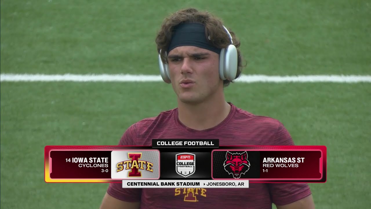 NCAA Football 2025: Arkansas State at #14 Iowa State