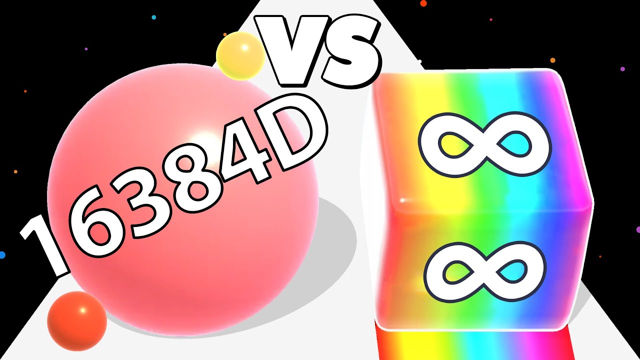 JELLY RUN 2048 /vs BALL RUN 2048 ∞ Infinity Mode ASMR Gameplay Android iOS • 2048 Run Math Games