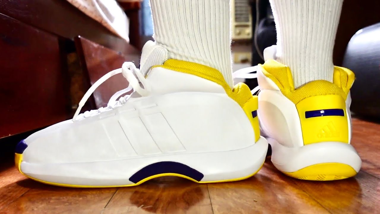 ADIDAS CRAZY 1 LAKERS HOME | ON FEET | CLOSER LOOK