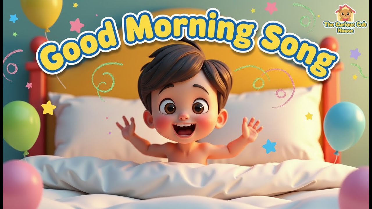 Good Morning Song | Kids song | The Curious Cub House