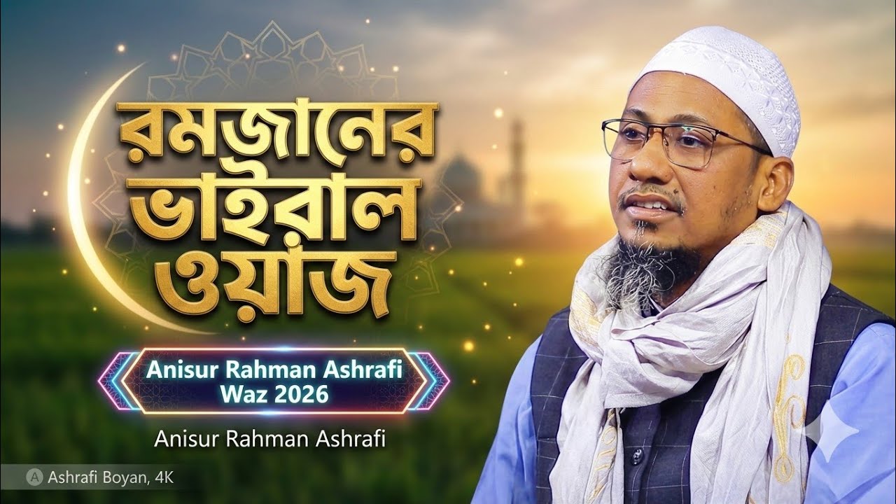 কলিজা ঠান্ডা করা রমজানের ভাইরাল ওয়াজ | Maulana Anisur Rahman Ashrafi | Best Ramadan Waz 2026 