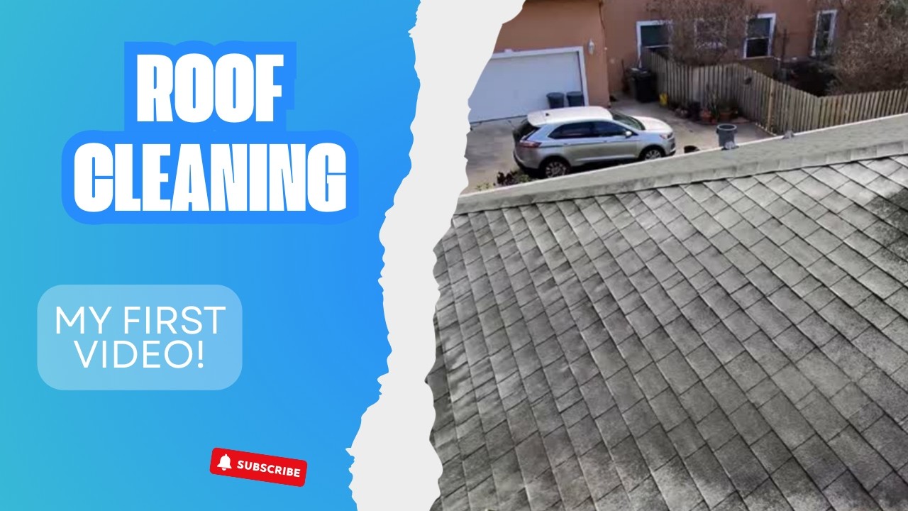 Roof Cleaning - My First YouTube Video