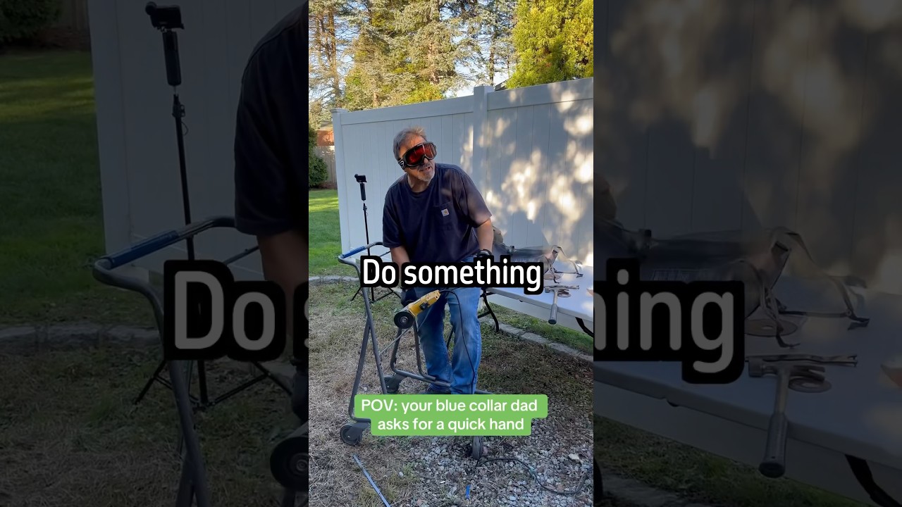 POV: Your Blue Collar Dad Asks For A Quick Hand