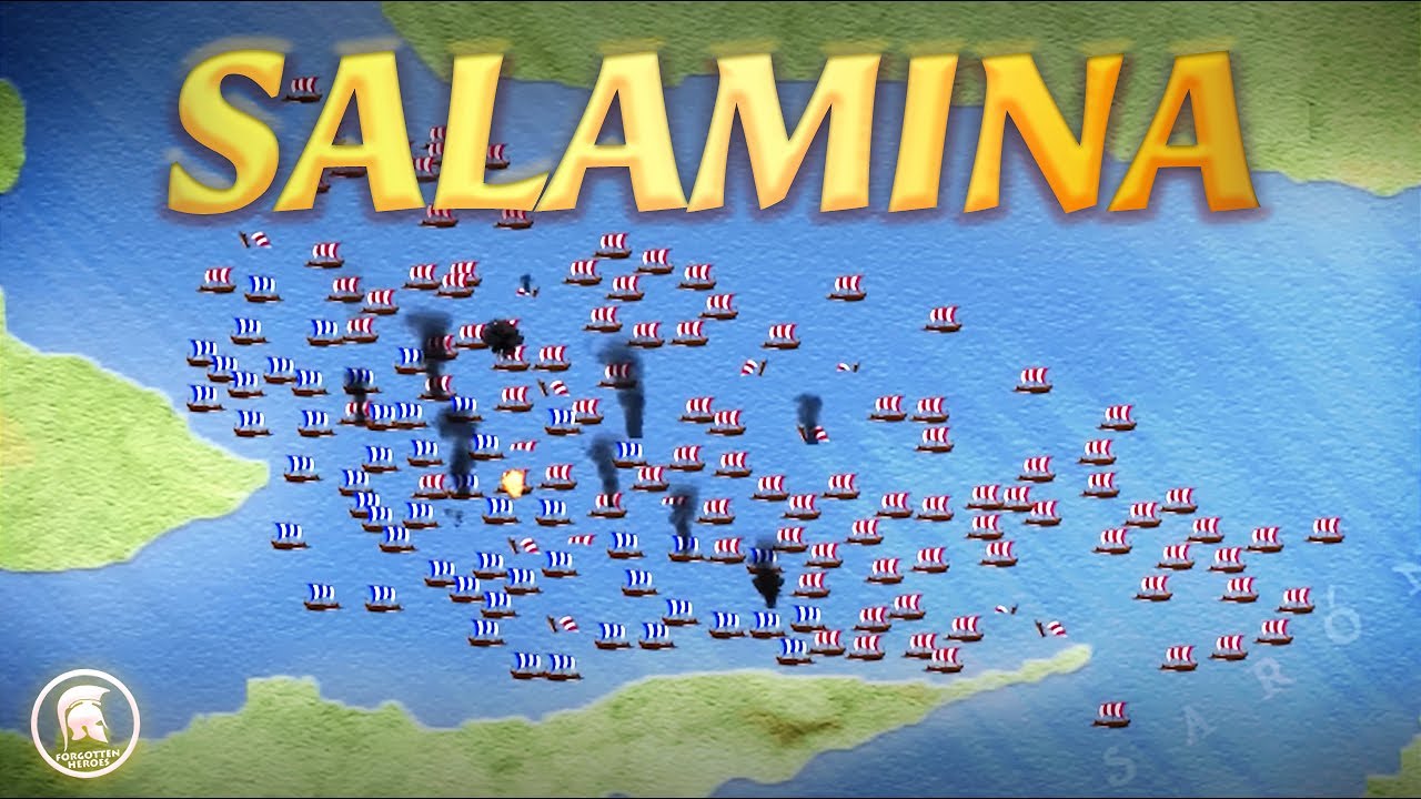 La Batalla de Salamina 480 AC ⚔️ El fin de la invasión persa de Grecia