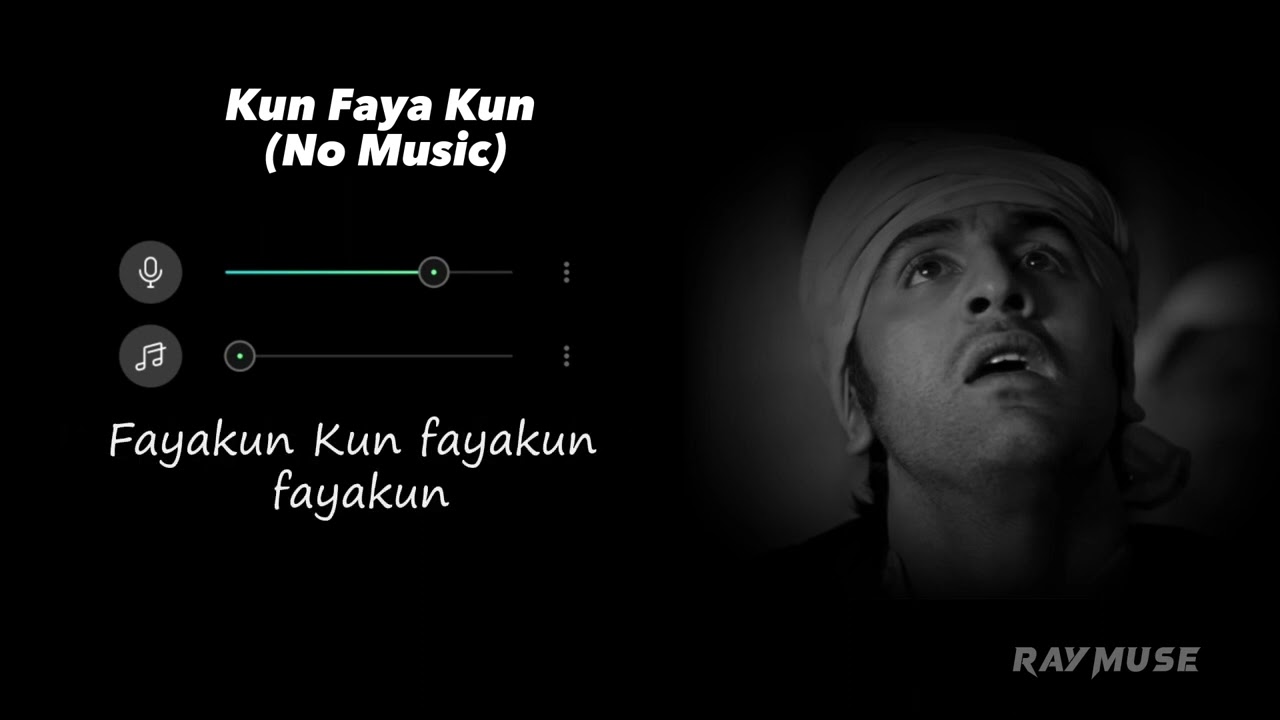 Kun Faya Kun (Without Music Vocals Only) | Raymuse