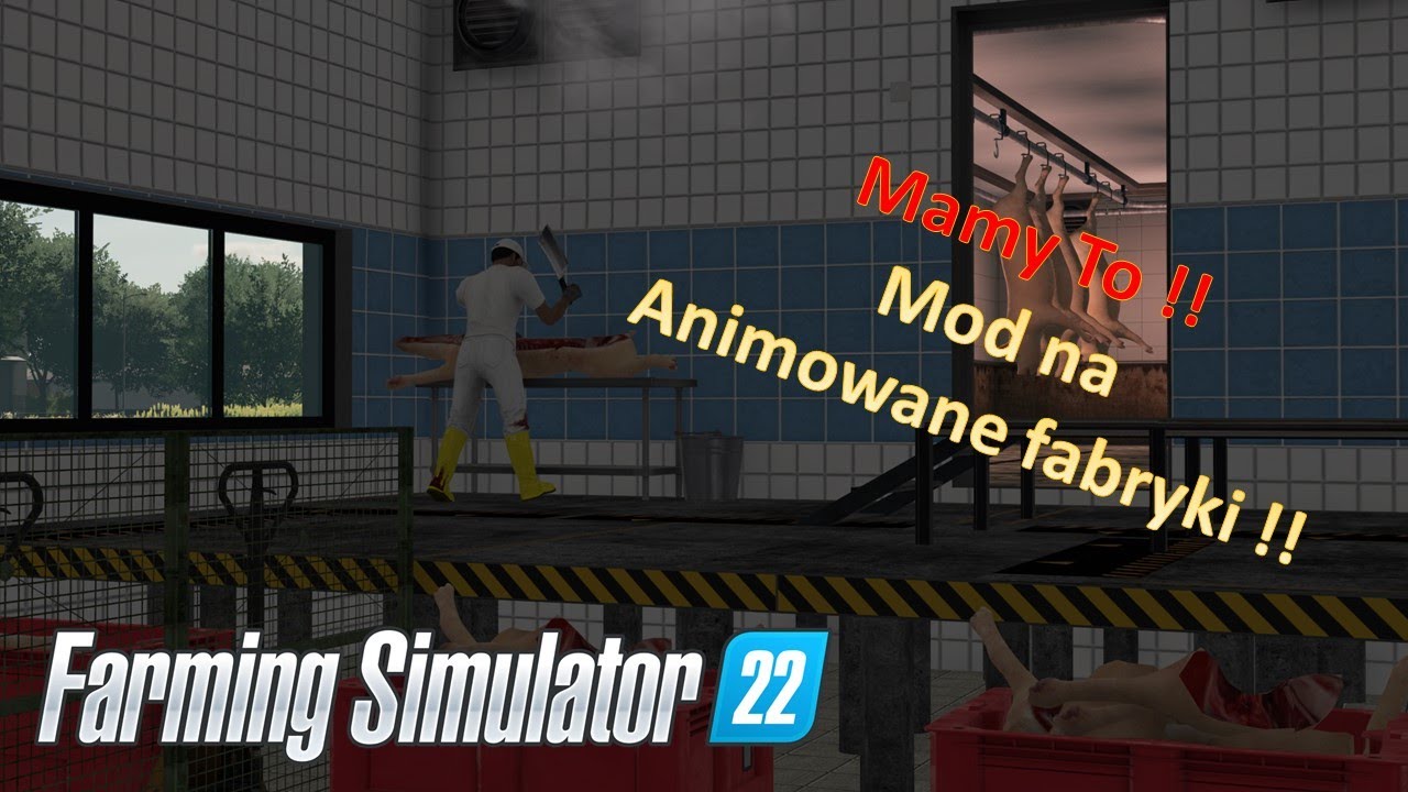 Animowane Fabryki !! Rewolucja w Farmingu !! Hamburgery !! #fs22 #świnie #hamburger #farming