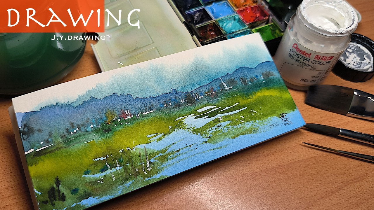 Create Stunning Landscapes Using Simple Watercolor Techniques