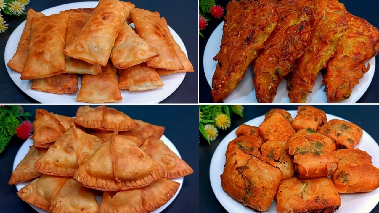 ময়দা আর পেঁয়াজ দিয়ে ৪টি ভিন্ন স্বাদের মজার ইফতার রেসিপি এক নজরে দেখে নিন | Onion Snacks Recipe Easy