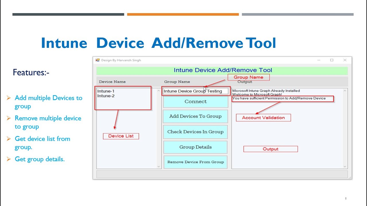 Intune Tool to add or remove devices in group