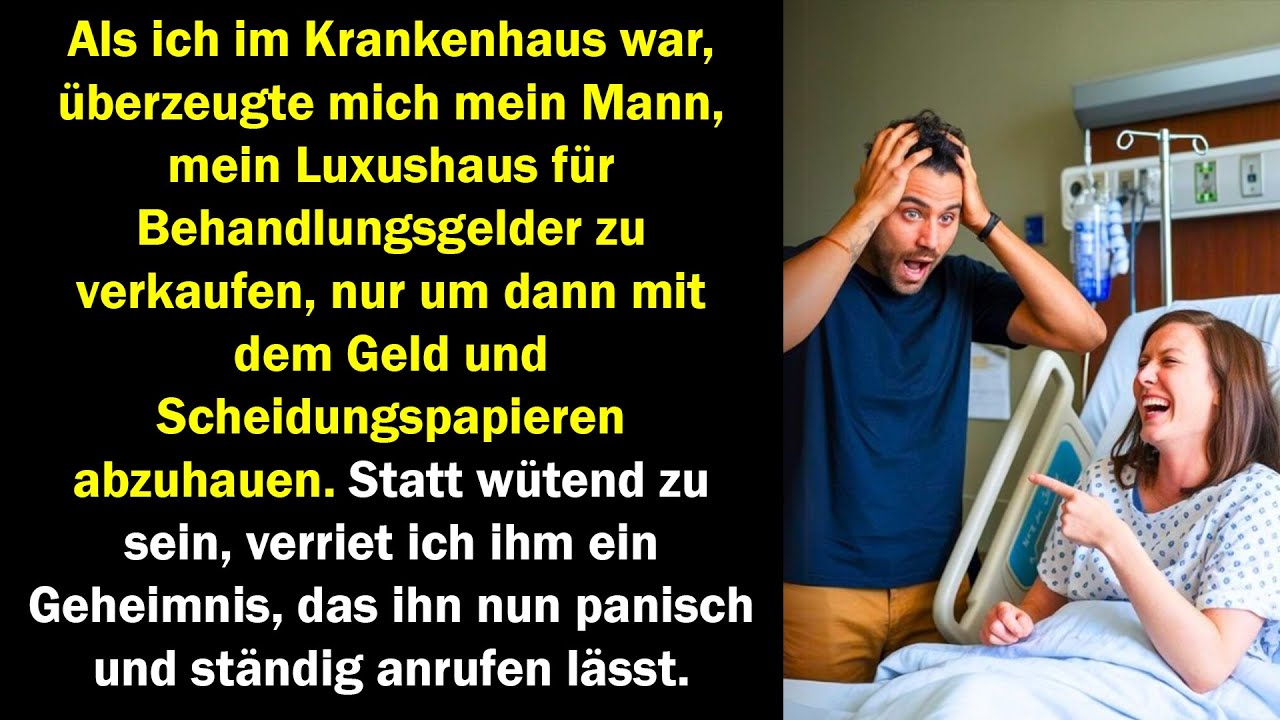 Im Krankenhaus verkaufte ich mein Haus für ihn. Er floh mit dem Geld – bis mein Geheimnis ihn traf.