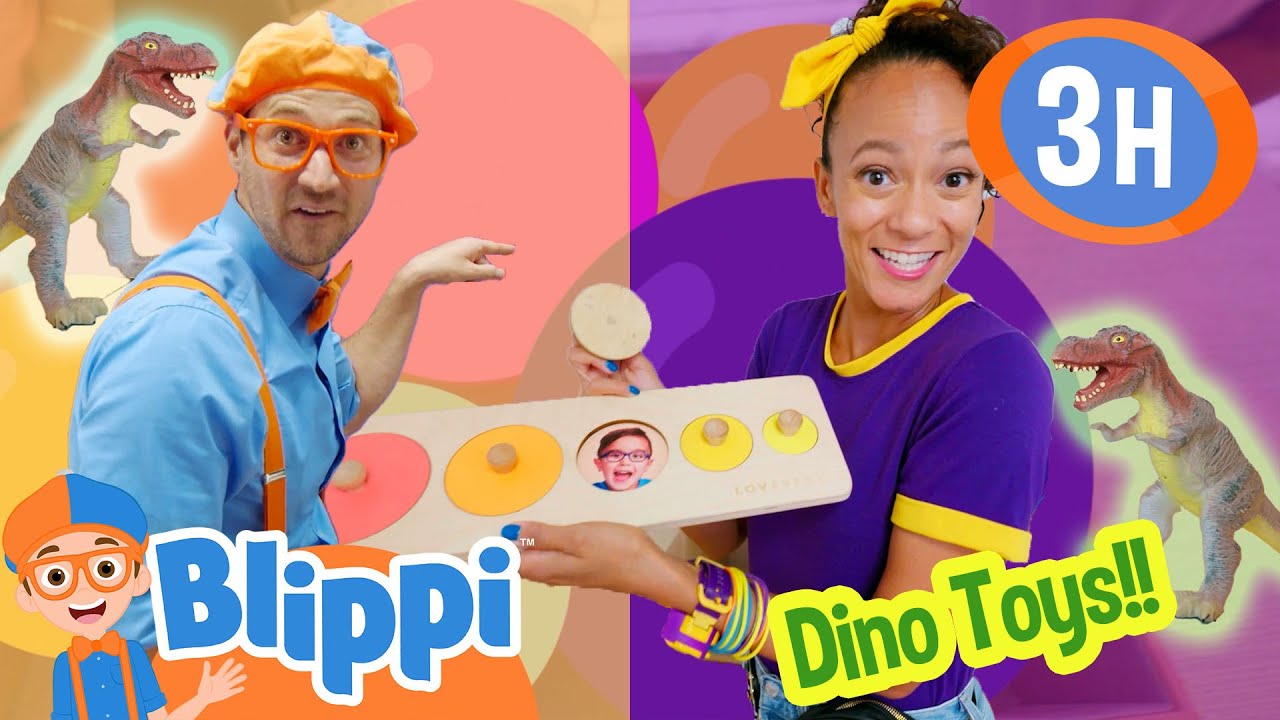 ASL at the Dino Playground | Blippi and Meekah Best Friend Adventures | Educational Videos for Kids