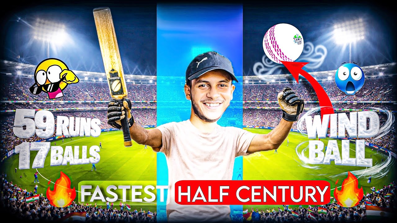 SMASHED FASTEST FIFTY AND Highest Ever Powerplay Score I 125 runs in 5 overs I 100 Run Partnership 