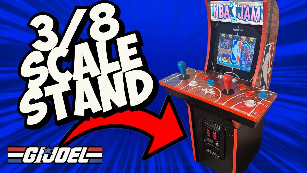Turn Your Arcade1up Countercade Into A 3/8 Scale Arcade With G.I.Joel Gaming Stand!