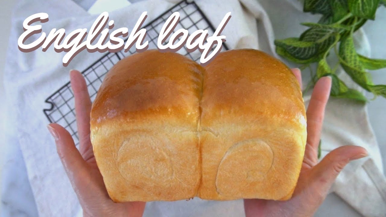 パン作り】So fluffy💖 ふわふわサクサクのイギリス食パン♡イングリッシュ ローフを作りましょう😄中種と高加水のハイブリッド製法&手ごねの裏技でパン作りが更に進化しました！