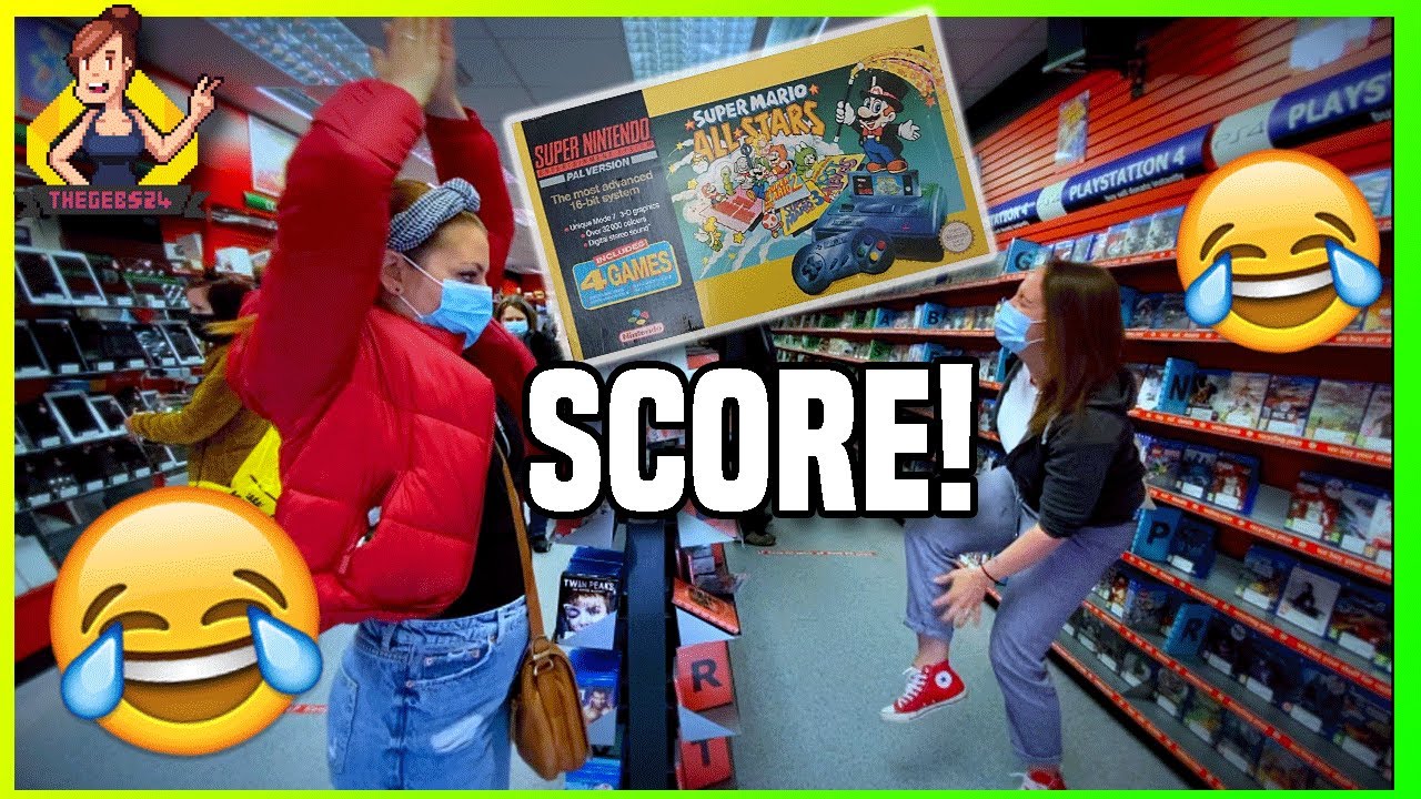 £5 Retro Game Challenge! Oh and a SNES BOXED CONSOLE find!