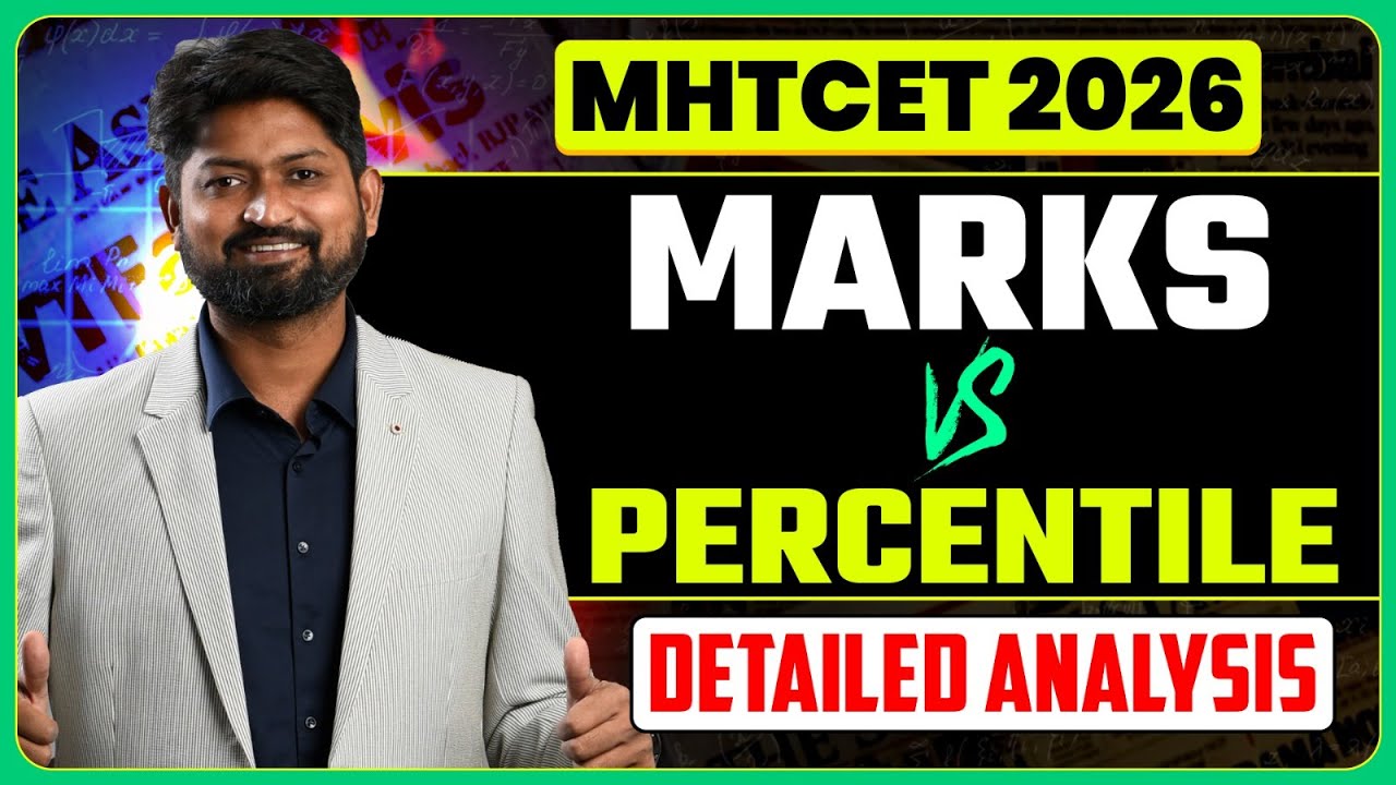 MHT-CET 2026: Marks vs Percentile Explained | Ankush Sir | GanitAnk #mhtcet2026