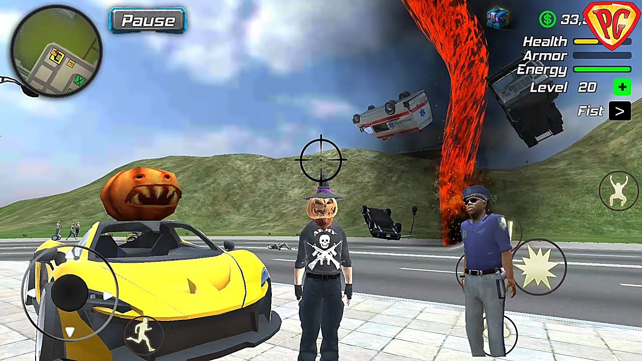 Grand Action Simulator - New York Car Gang #77 Tornado - New Super Power