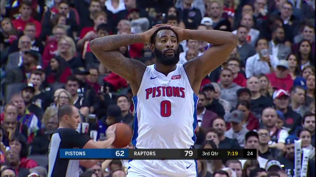 Andre Drummond Full Play 10/30/19 Detroit Pistons vs Toronto Raptors | Smart Highlights
