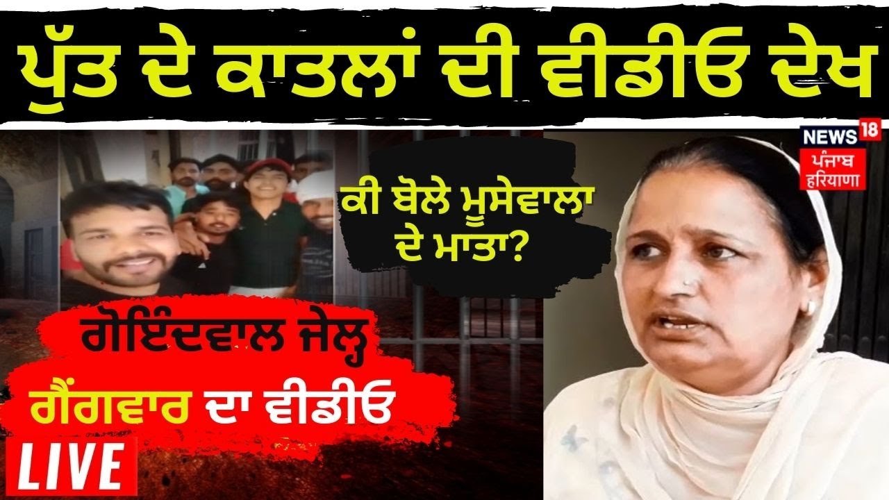 Goindwal Jail Gangwar Video | ਪੁੱਤ ਦੇ ਕਾਤਲਾਂ ਦੀ ਵੀਡੀਓ ਦੇਖ ਕੀ ਬੋਲੇ Moosewala Mother Charan Kaur ?