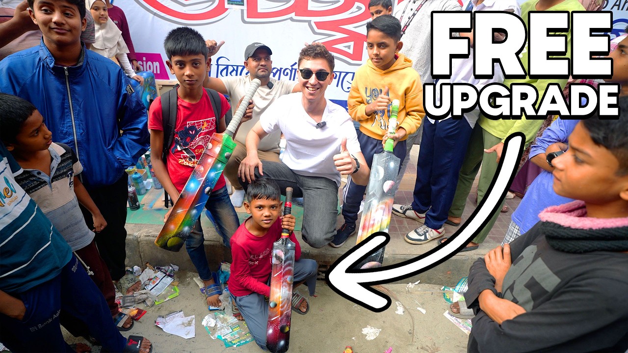 Surprising School Kids with Free Spray Painting