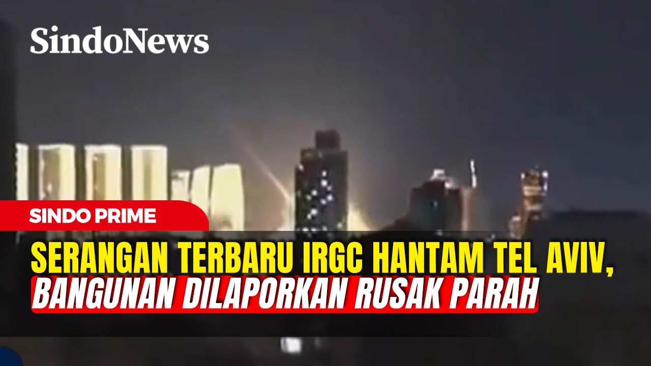 Serangan Terbaru IRGC Hantam Tel Aviv, Sejumlah Bangunan Dilaporkan Rusak | Sindo Prime | 09/03