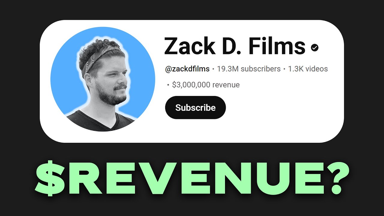How Much Money Zack D. Films Earns from YouTube Shorts 🤯